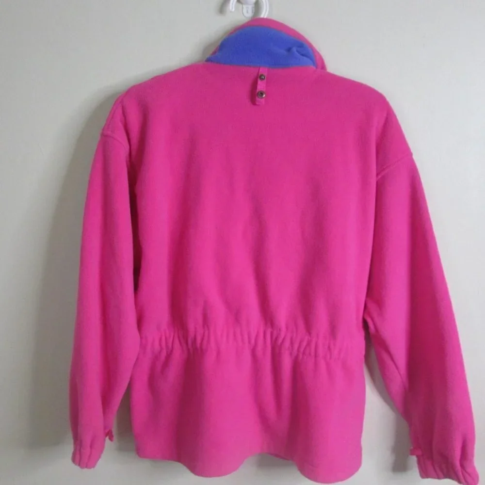 Columbia Girls Jacket 14 16 Pink Fleece Zip